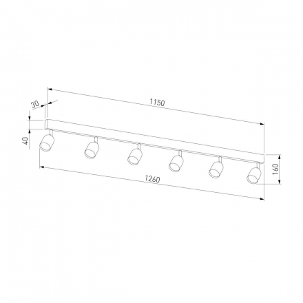 Спот TK Lighting 1026 Top White