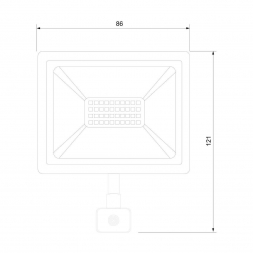 Прожектор светодиодный Elektrostandard Elementary 024 FL LED 20W 6500K IP44 a051940