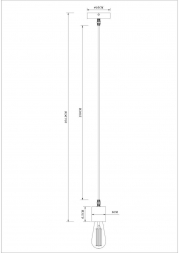 Подвесной светильник Arte Lamp Mark A7048SP-1BK