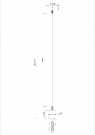 Подвесной светильник Arte Lamp Mark A7048SP-1BK