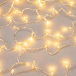 Уличная светодиодная гирлянда Ardecoled нить 230V теплый белый ARD-String-Classic-10000-Clear-100Led-Flash Warm/Warm 025814
