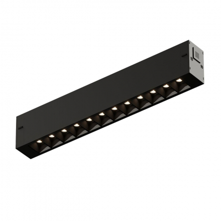 Трековый светодиодный светильник Denkirs Simple Grill DK8201-BK