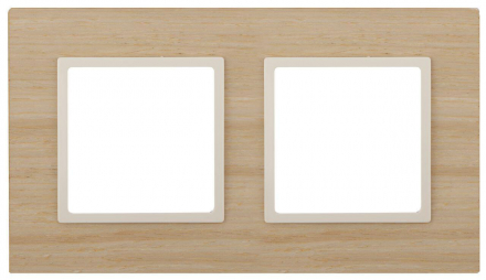 Рамка 2-постовая ЭРА Elegance 14-5302-11 Б0034576