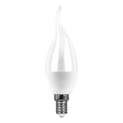 Лампа светодиодная Feron E14 7W 6400K матовая LB-97 38135