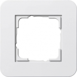 Рамка 1-постовая Gira E3 белый глянцевый 0211410