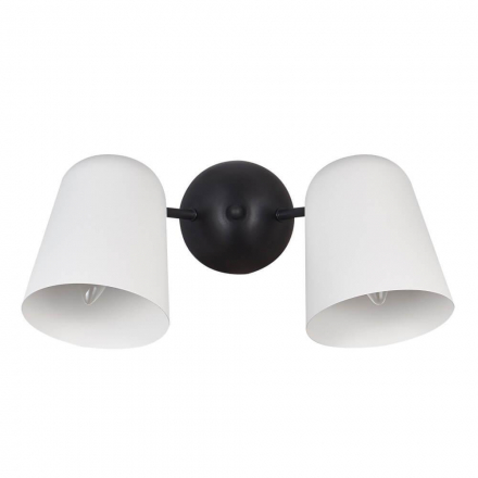 Бра Crystal Lux ENRIQUE AP2 BLACK/WHITE