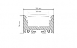Профиль Arlight ARH-LINE-1726-2000 ANOD 018674