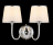 Бра Crystal Lux FAVOR AP2 CHROME