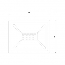 Прожектор светодиодный Elektrostandard Elementary 026 FL LED 30W 6500K IP65 a051942