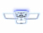 Потолочная светодиодная люстра Ambrella light Original FA534