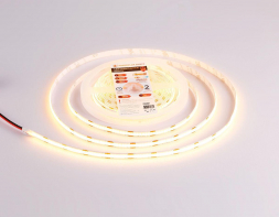 Светодиодная лента Ambrella Light 10W/m 320LED/m COB теплый белый 5M GS4651