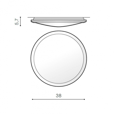 Накладной светильник Azzardo Junona 38 AZ2751