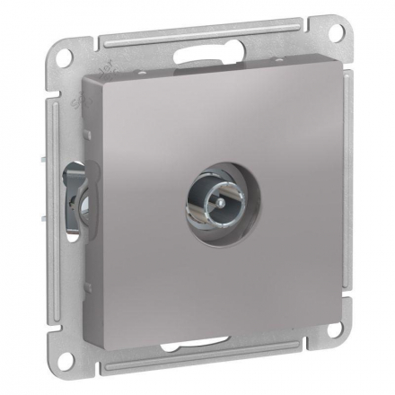 Розетка телевизионная оконечная TV Schneider Electric AtlasDesign алюминий ATN000391