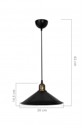 Подвесной светильник Toplight Delilah TL1606H-01BK