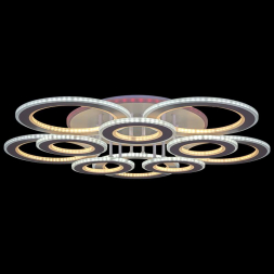 Потолочная светодиодная люстра Reluce 08881-0.3-5+5LED WH (BL+YL)