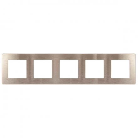 Рамка 5-постовая ЭРА 12 сатин шампань 12-5105-04 Б0052542