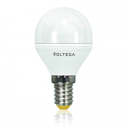 Лампа светодиодная диммируемая Voltega E14 6W 4000К матовая VG2-G2E14cold6W-D 5494