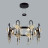 Подвесная светодиодная люстра Odeon Light Exclusive Modern Magnet 5407/92L