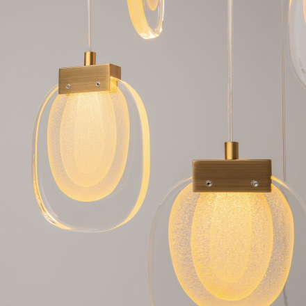 Подвесной светодиодный светильник Maytoni Modern Biology MOD367PL-L18BBSK