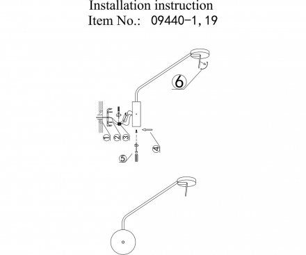 Бра Kink Light Некси 09440-1,19(4000K)