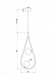Подвесная люстра Freya Perlina FR4005PL-02B