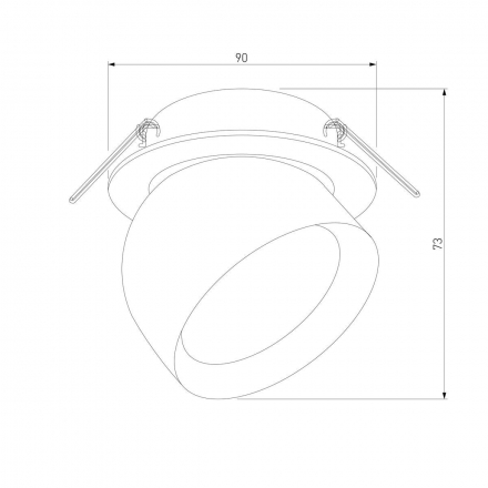 Встраиваемый светодиодный спот Elektrostandard Uno 25092/LED a065454