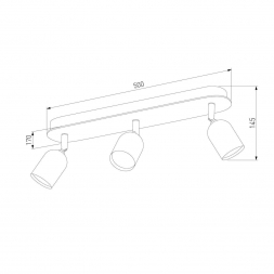 Спот TK Lighting 3296 Top Wood