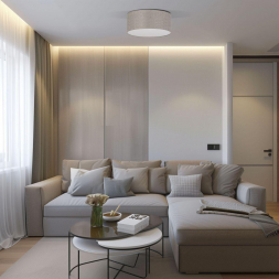 Потолочный светильник TK Lighting 5636 Rondo Linen