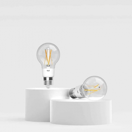 Лампа светодиодная филаментная Yeelight E27 6W 2700K золото YLDP12YL