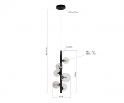 Подвесная люстра Kink Light Иона 09408-6A,19