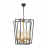 Подвесная люстра Lumina Deco Afres LDP 1246-4 BK+MD