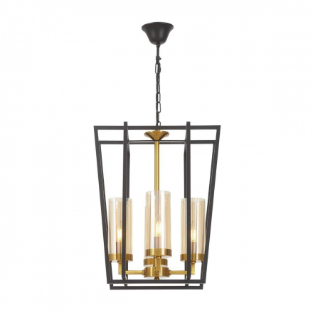 Подвесная люстра Lumina Deco Afres LDP 1246-4 BK+MD
