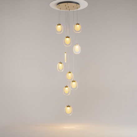 Подвесной светодиодный светильник Maytoni Modern Biology MOD367PL-L30BBSK