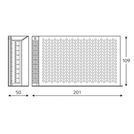 Блок питания Gauss 250W 12V IP20 BT507
