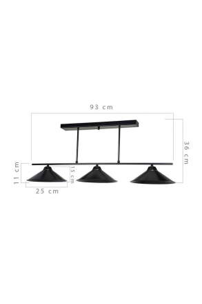 Подвесная люстра Toplight Lilian TL1611H-03BK
