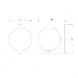 Бра Eurosvet Shape 70131/1 хром