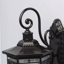 Уличный настенный светильник Chiaro Корсо 2 801020603