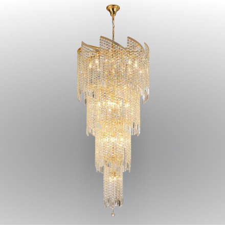 Каскадная люстра Crystal Lux Grande SP25 D800 Gold