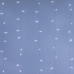 Светодиодная гирлянда Ardecoled занавес 230V белый ARD-Curtain-Home-1500X1500-Clear-144Led White 024829