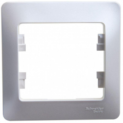 Рамка 1-постовая Schneider Electric Glossa перламутр GSL000601