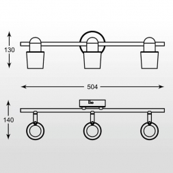 Спот Zumaline Alex TK99515-3W