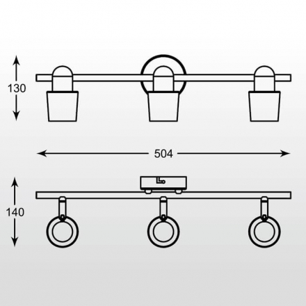 Спот Zumaline Alex TK99515-3W