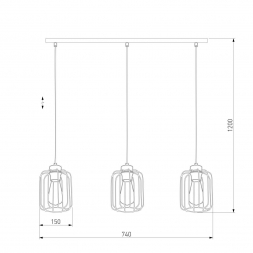 Подвесной светильник TK Lighting 4716 Galaxy New