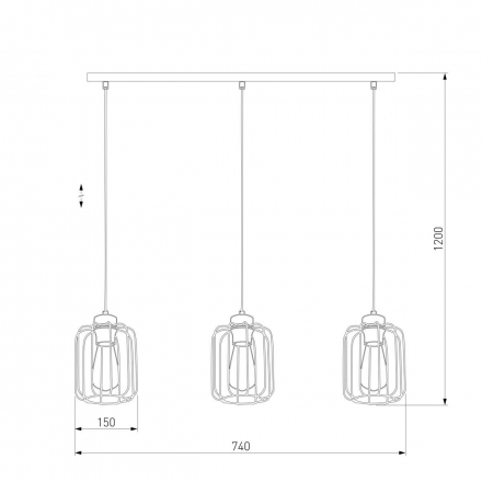 Подвесной светильник TK Lighting 4716 Galaxy New