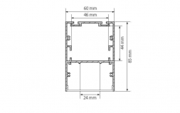 Профиль Arlight ARH-LINE-6085-2000 ANOD 018508
