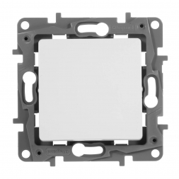 Переключатель одноклавишный Legrand Etika 10A 250V белый 672205