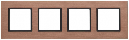 Рамка 4-постовая ЭРА Elegance 14-5204-14 Б0034562