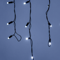 Уличная светодиодная гирлянда Ardecoled бахрома ARD-Edge-PRO-4000x600-Black-128LED-Milk-STD White 034109
