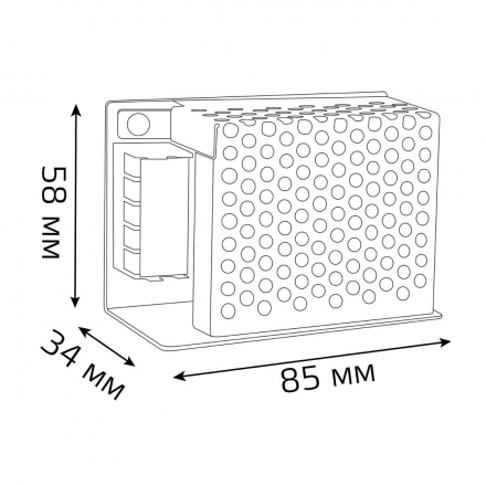 Блок питания Gauss 30W 24V IP20 202002030