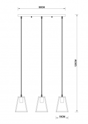 Подвесной светильник Arte Lamp Brussels A8030SP-3BK